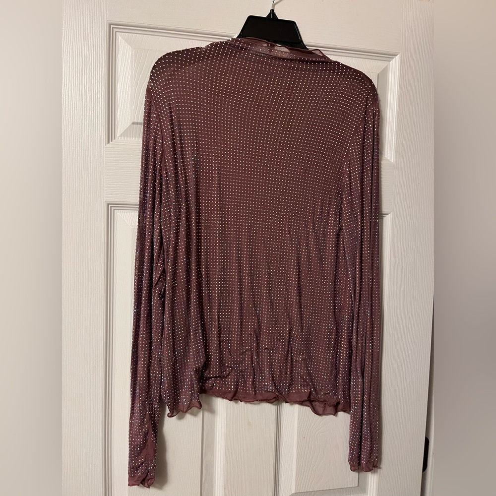 Free People/ Intimately Long Sleeve Color Wistful Mauve Size XL - Picture 7 of 9